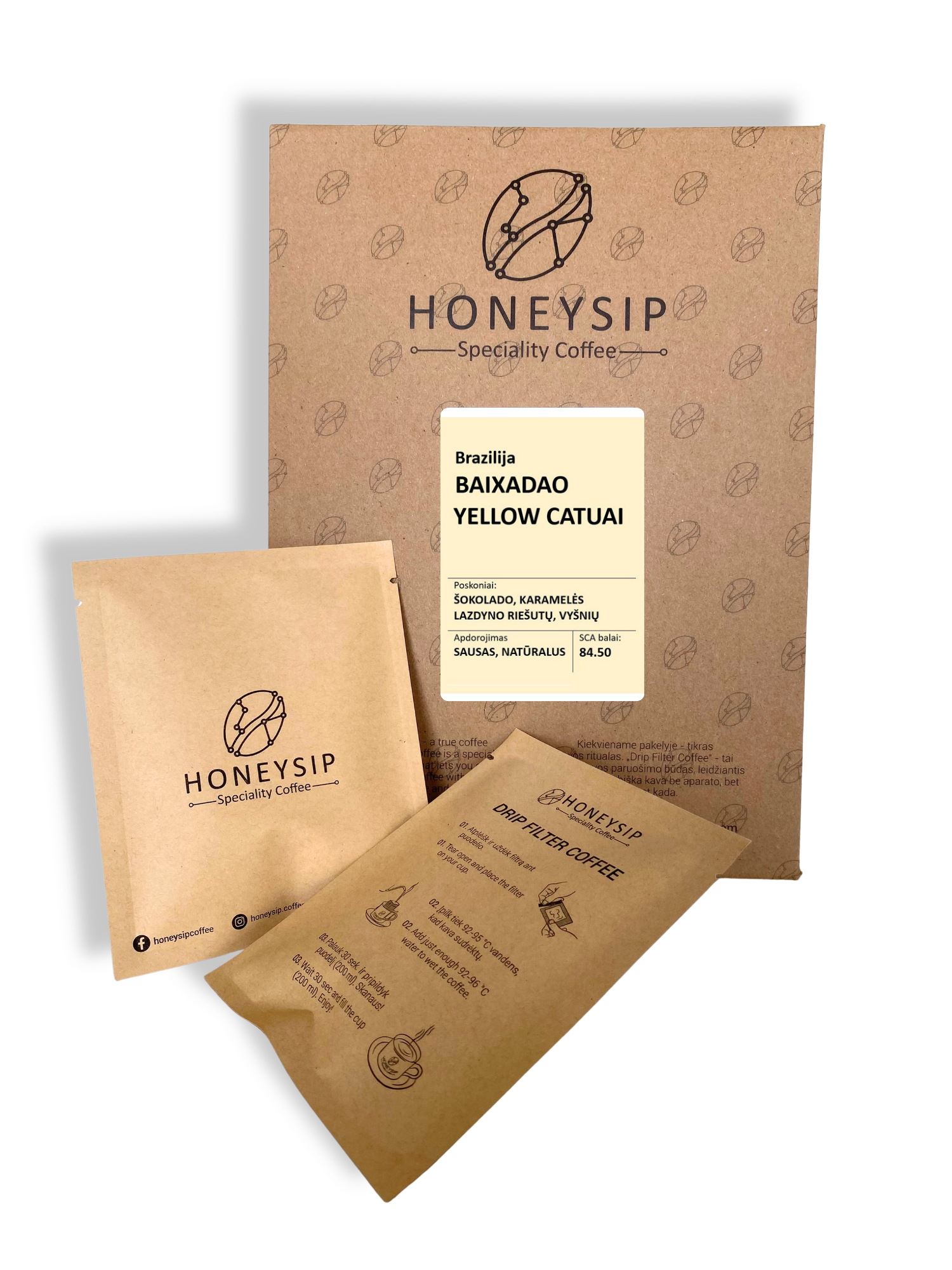 Baixadao Yellow Catuai BRAZILIJA – Drip Filter Coffee