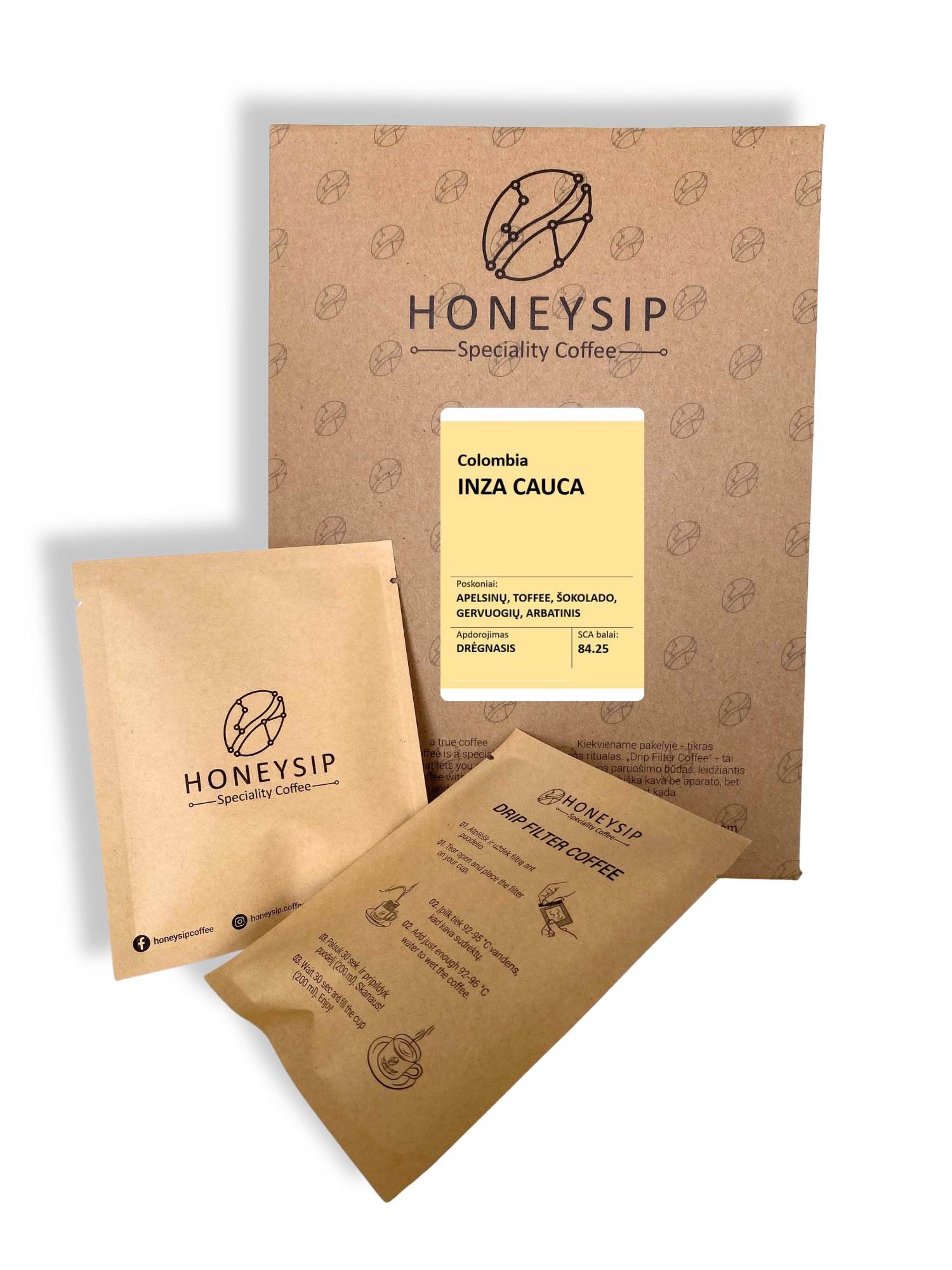 Inza Cauca COLOMBIA Drip Filter Coffee