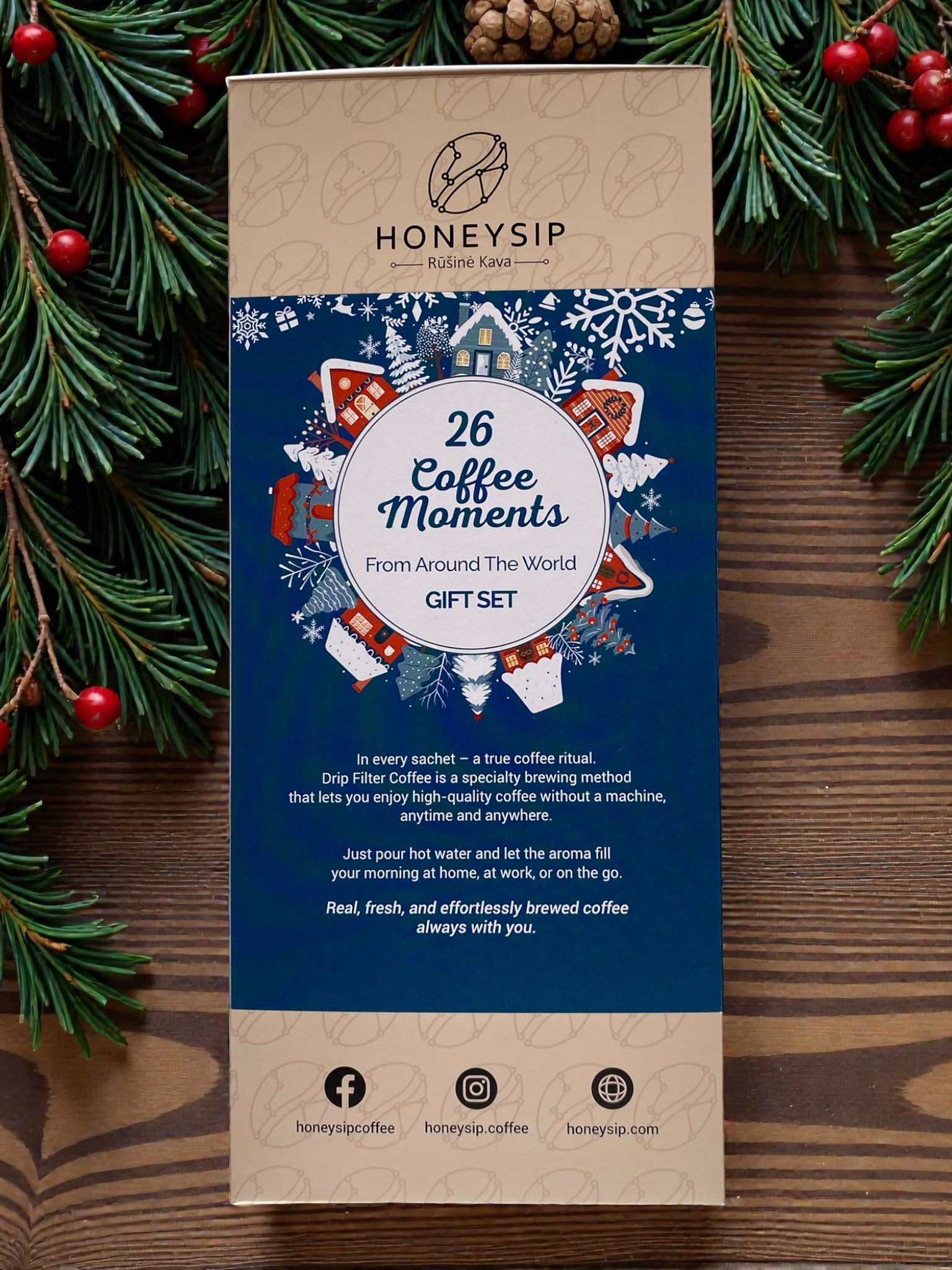 26 KAVOS AKIMIRKŲ KALĖDINIS RINKINYS – Drip Filter